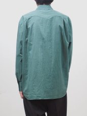 画像9: YOKO SAKAMOTO  / REGULAR COLLAR SHIRT / GARMENT DYE / MAX HIGH COUNT TYPEWRITER (9)