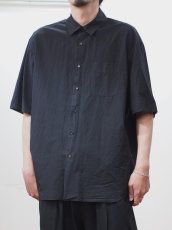 画像2: YOKO SAKAMOTO  /  REGULAR COLLAR S/S SHIRT / GARMENT DYE / MAX HIGH COUNT TYPEWRITER (2)