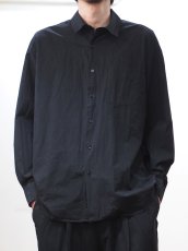 画像1: YOKO SAKAMOTO  / REGULAR COLLAR SHIRT / GARMENT DYE / MAX HIGH COUNT TYPEWRITER (1)