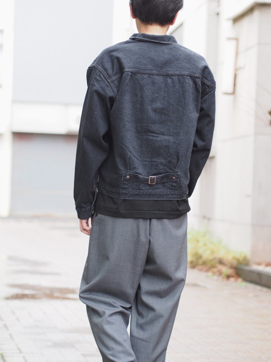 画像8: CIOTA / Single Pocket Denim Jacket ( Medium Black ) (8)
