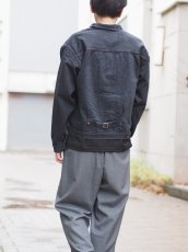 画像8: CIOTA / Single Pocket Denim Jacket ( Medium Black ) (8)