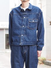 画像4: CIOTA / Single Pocket Denim Jacket (Real Indigo) (4)