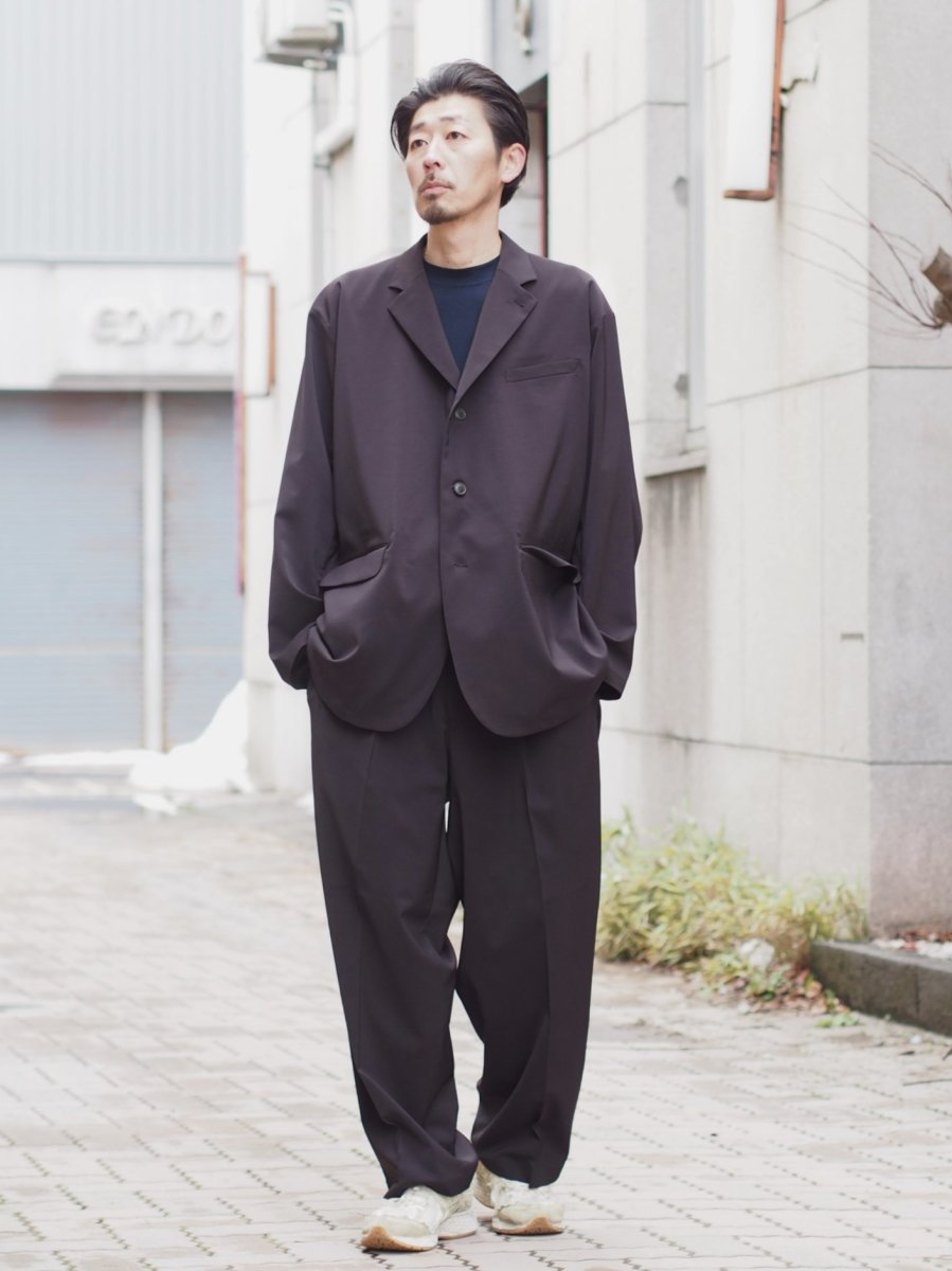 画像3: YOKO SAKAMOTO  / SUIT JACKET / SUSTAINABLE & RECYCLE ・POLYESTER GABARDINE (3)