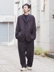 画像3: YOKO SAKAMOTO  / SUIT JACKET / SUSTAINABLE & RECYCLE ・POLYESTER GABARDINE (3)