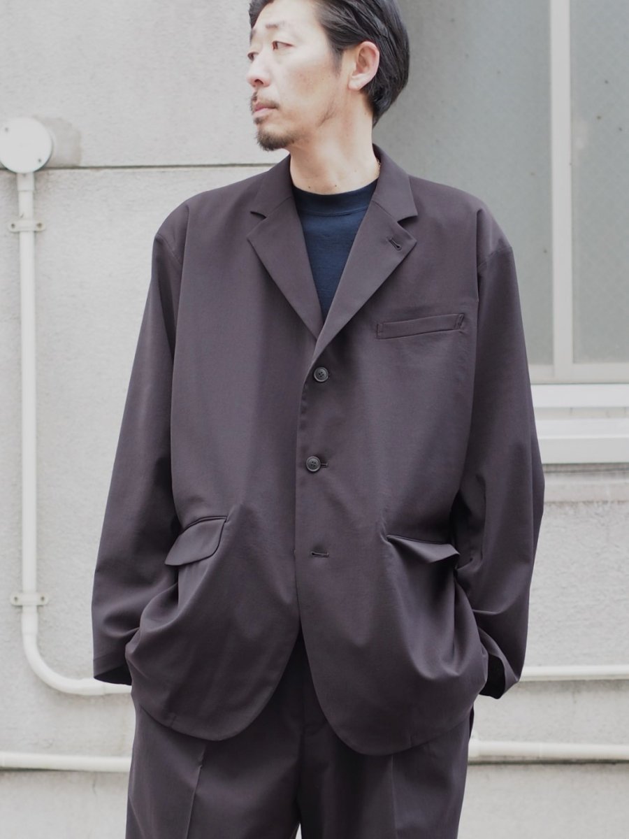 画像8: YOKO SAKAMOTO  / SUIT JACKET / SUSTAINABLE & RECYCLE ・POLYESTER GABARDINE (8)