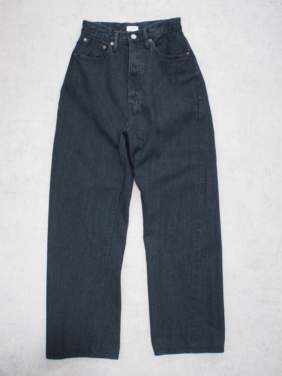 画像1: CIOTA / HIGH-RISE STRAIGHT 5 POCKET PANTS (1)