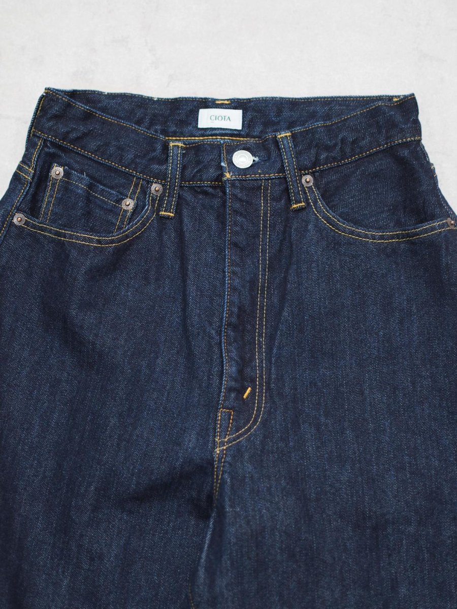 画像3: CIOTA / HIGH-RISE STRAIGHT 5 POCKET PANTS (3)