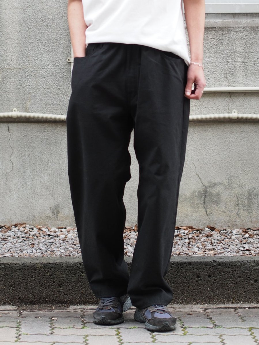 画像3: YOKO SAKAMOTO / 5 POCKET EASY PANTS / SILK NEP SERGE (3)