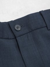 画像9: ATON TWO TUCKED EASY PANTS  / TWIST WOOL GAUZE (9)