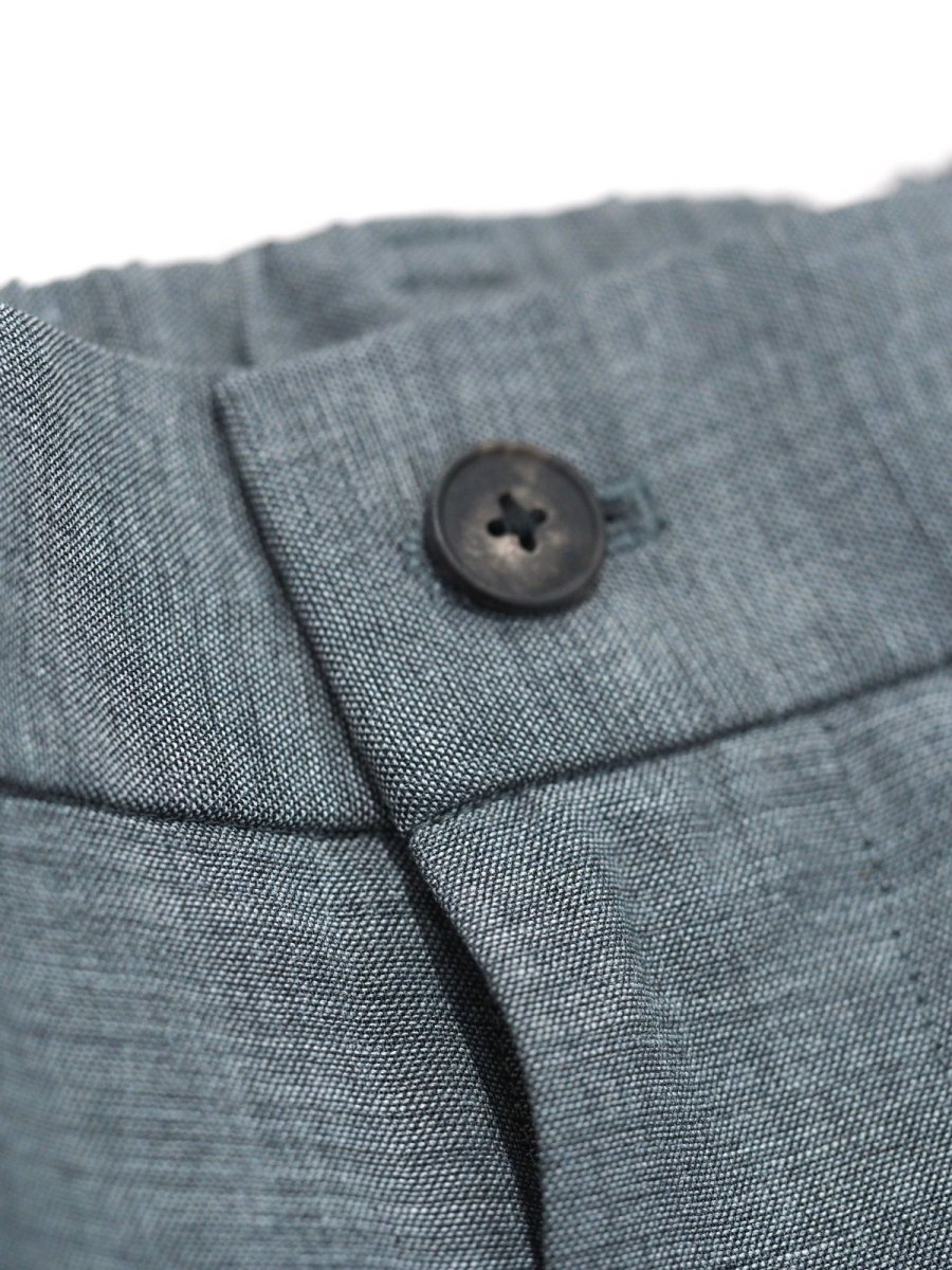 画像10: ATON TWO TUCKED EASY PANTS  / TWIST WOOL GAUZE (10)