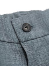 画像10: ATON TWO TUCKED EASY PANTS  / TWIST WOOL GAUZE (10)