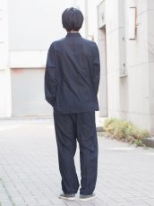 画像10: ATON TWO TUCKED EASY PANTS  / TWIST WOOL GAUZE (10)