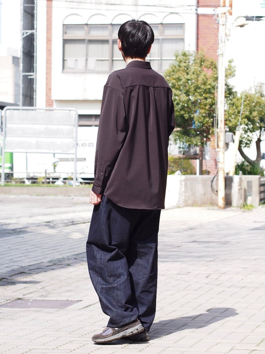 画像10: YOKO SAKAMOTO  / SUIT SHIRT / SUSTAINABLE & RECYCLE ・POLYESTER GABARDINE (10)