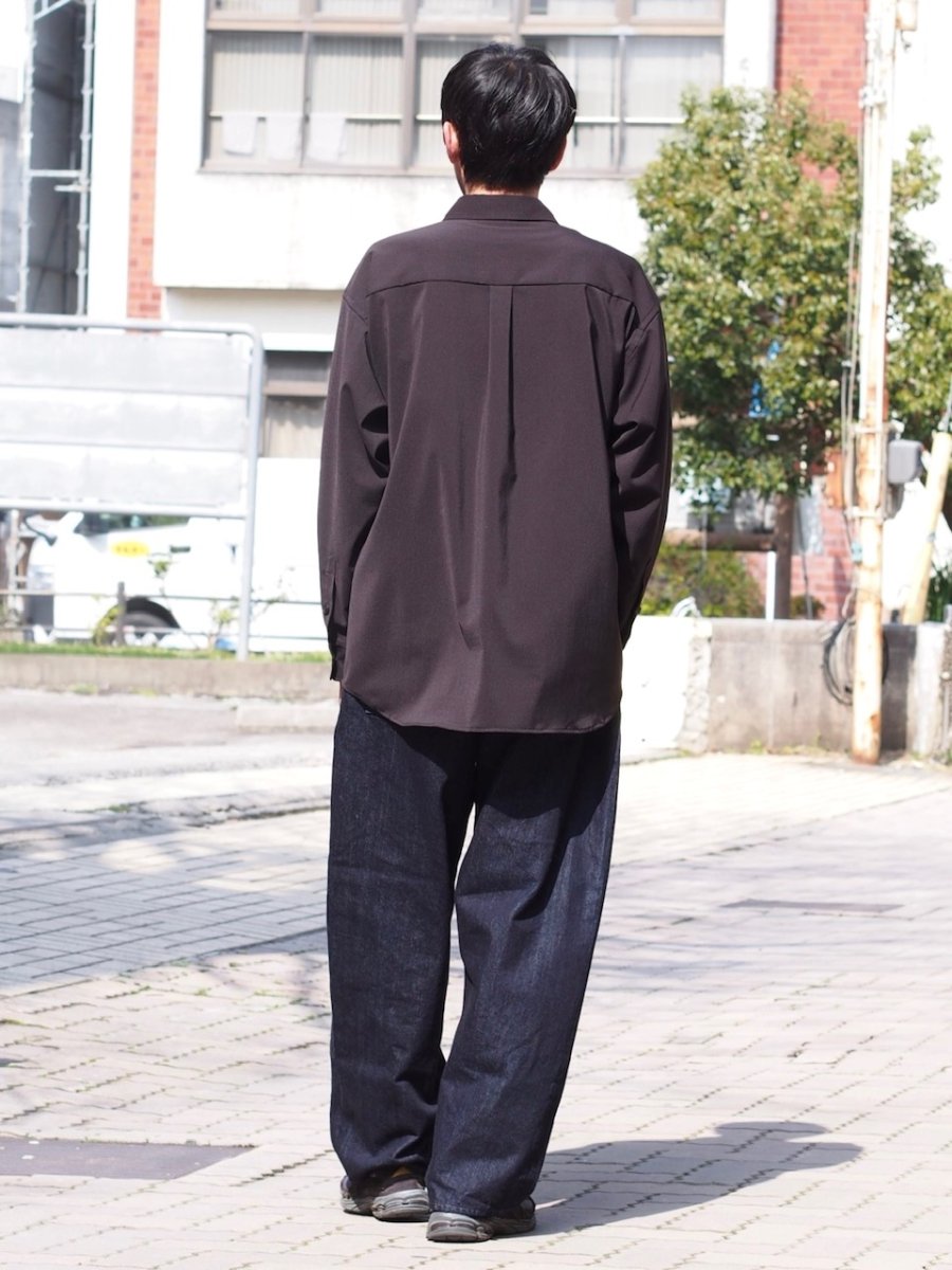 画像11: YOKO SAKAMOTO  / SUIT SHIRT / SUSTAINABLE & RECYCLE ・POLYESTER GABARDINE (11)