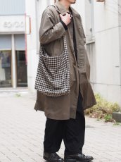 画像5: YOKO SAKAMOTO / RESEARCHER BAG - LARGE / GINGHAM　 (5)