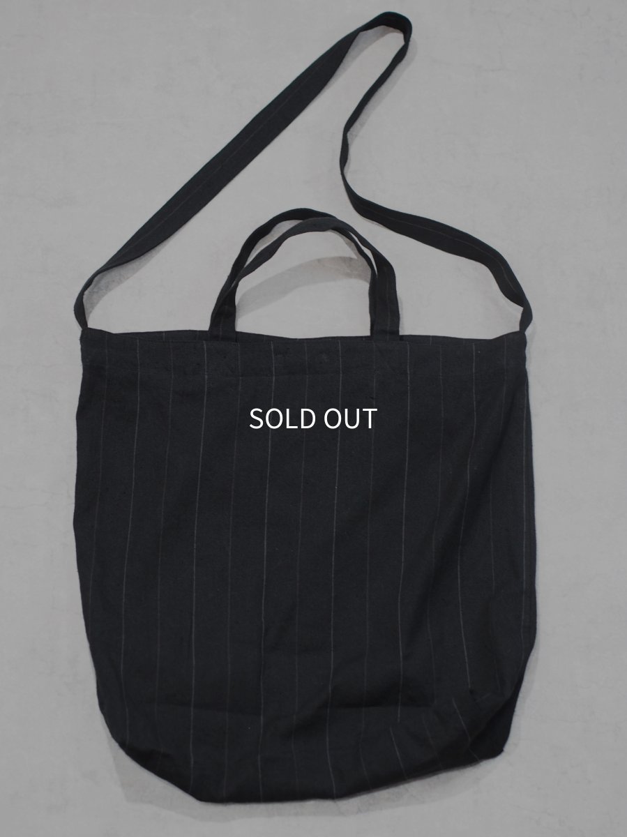 画像1: YOKO SAKAMOTO / RESEARCHER BAG - LARGE /  STRIPE (1)