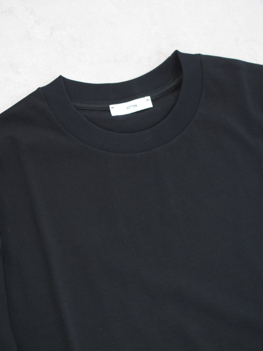 画像2: ATON  LOOSE FIT T-SHIRT / FRESCA PLATE (2)