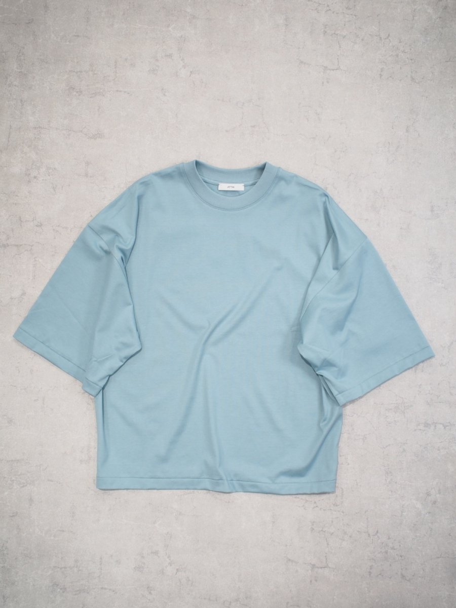 画像1: ATON WIDE SLEEVE T-SHIRT / SUVIN 60/2 (1)