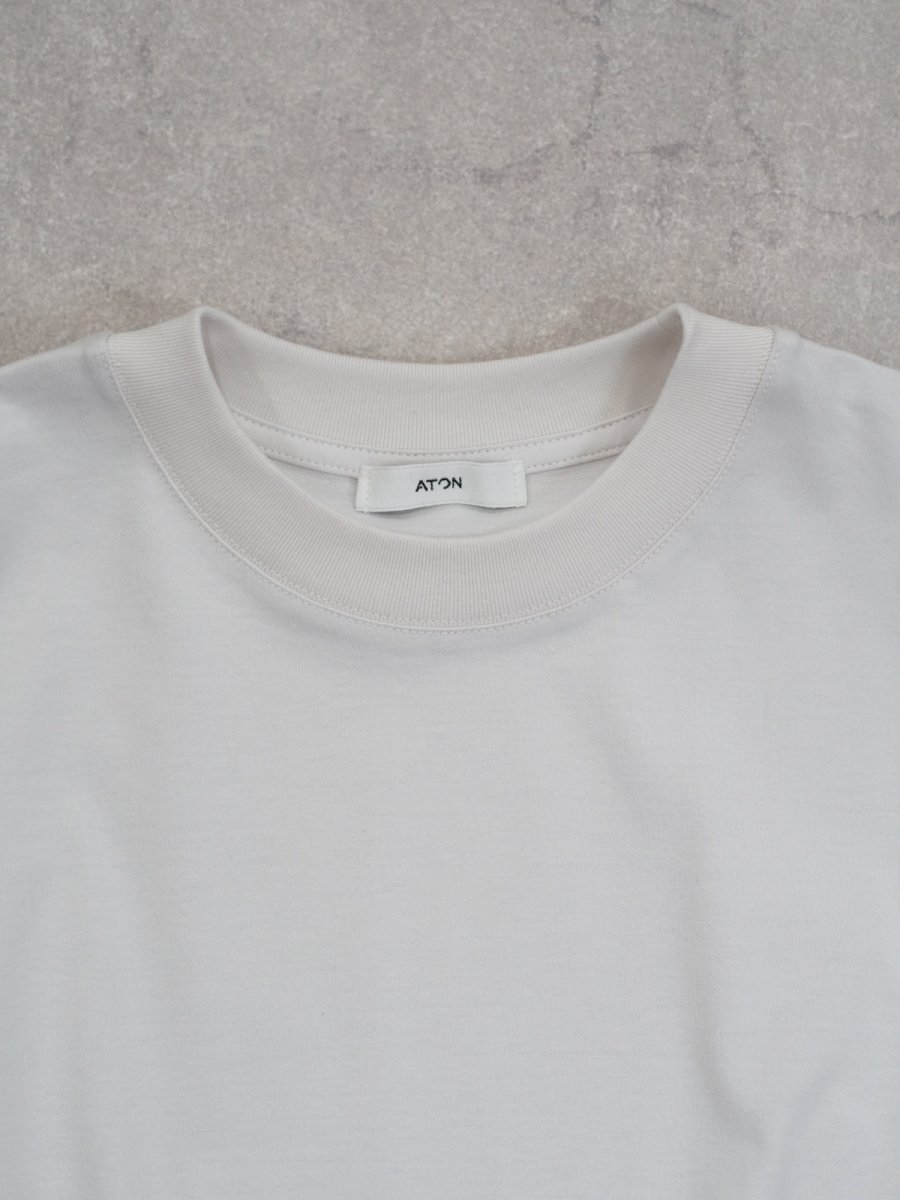 画像2: ATON WIDE SLEEVE T-SHIRT / SUVIN 60/2 (2)