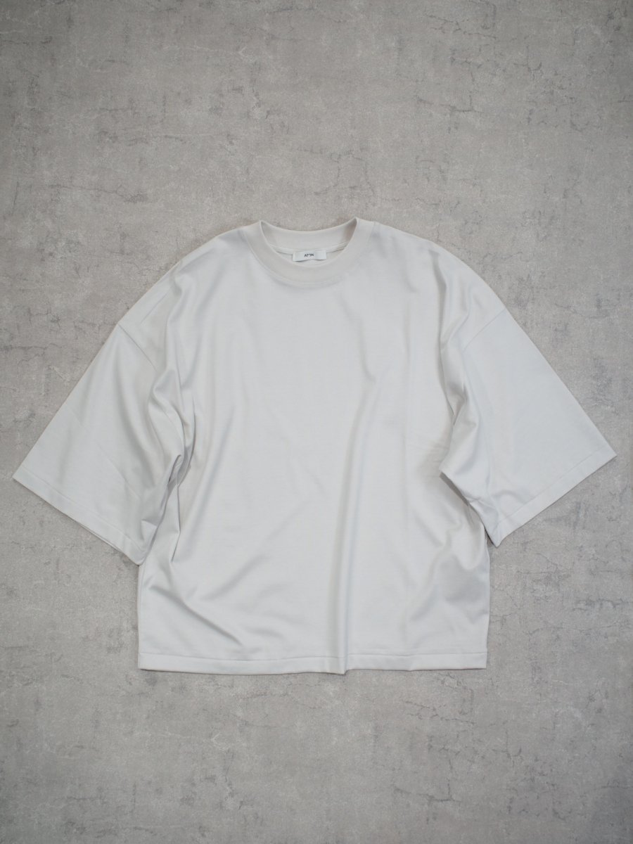 画像1: ATON WIDE SLEEVE T-SHIRT / SUVIN 60/2 (1)