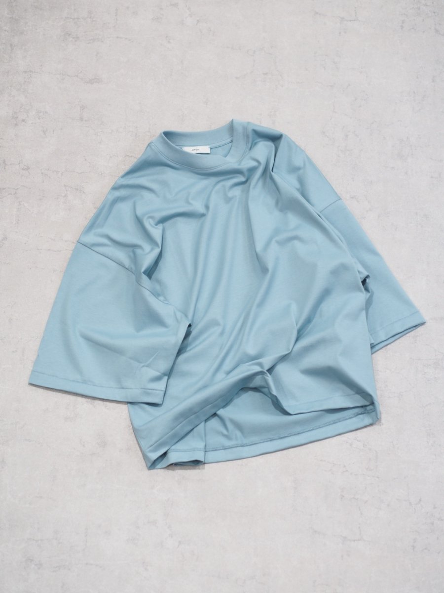 画像3: ATON WIDE SLEEVE T-SHIRT / SUVIN 60/2 (3)