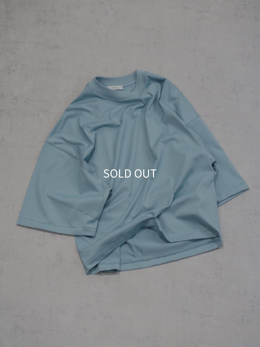画像3: ATON WIDE SLEEVE T-SHIRT / SUVIN 60/2 (3)