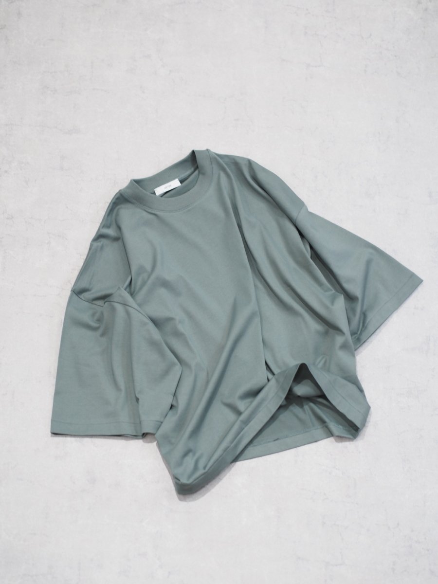 画像2: ATON WIDE SLEEVE T-SHIRT / SUVIN 60/2 (2)