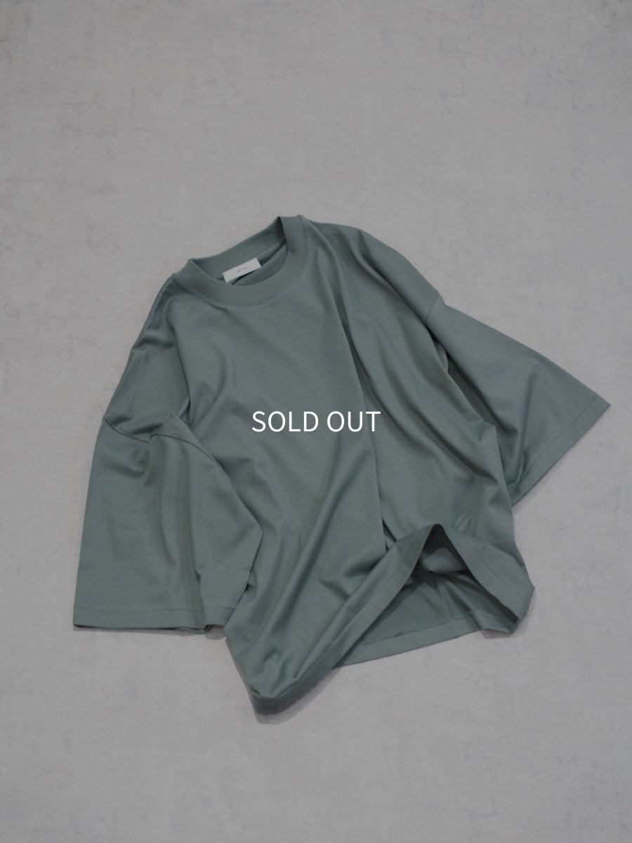 画像2: ATON WIDE SLEEVE T-SHIRT / SUVIN 60/2 (2)