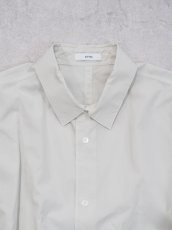画像2: ATON / OVERSIZED HALF SLEEVE SHIRT / SHRINK COTTON LAWN (2)