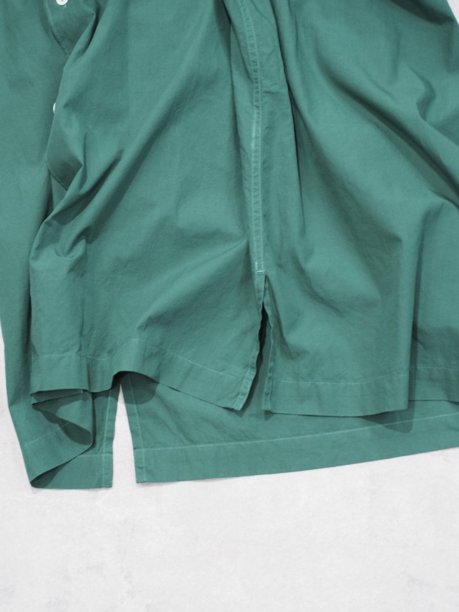 画像6: ATON / OVERSIZED HALF SLEEVE SHIRT / SHRINK COTTON LAWN (6)