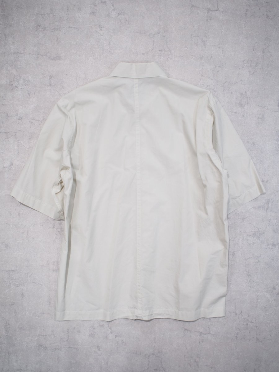 画像3: ATON / OVERSIZED HALF SLEEVE SHIRT / SHRINK COTTON LAWN (3)