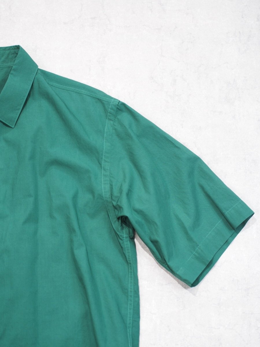 画像5: ATON / OVERSIZED HALF SLEEVE SHIRT / SHRINK COTTON LAWN (5)