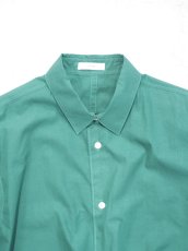 画像2: ATON / OVERSIZED HALF SLEEVE SHIRT / SHRINK COTTON LAWN (2)