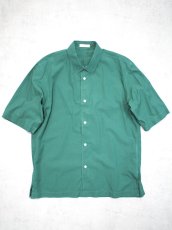 画像1: ATON / OVERSIZED HALF SLEEVE SHIRT / SHRINK COTTON LAWN (1)