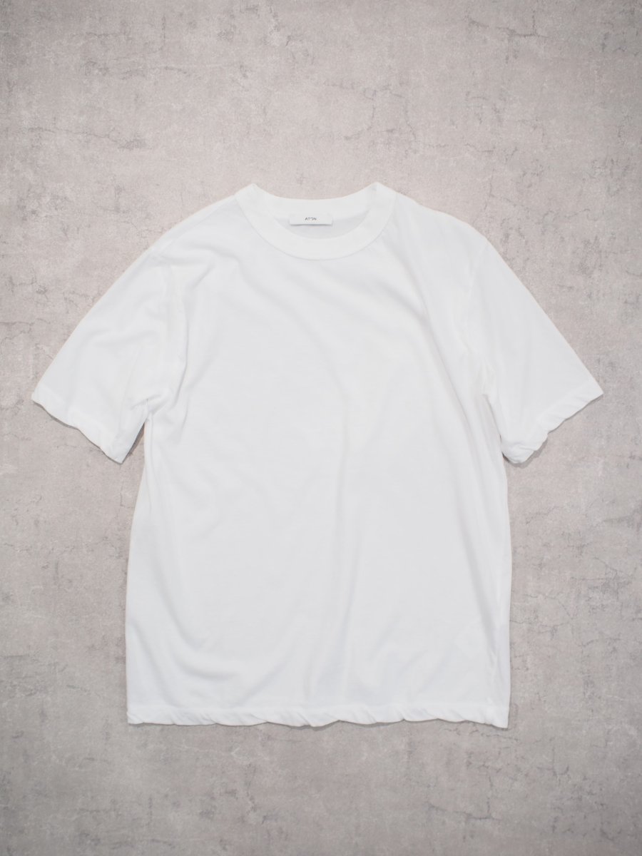 画像1: ATON STANDARD T-SHIRT / FRESCA SINGLE JERSEY  (1)