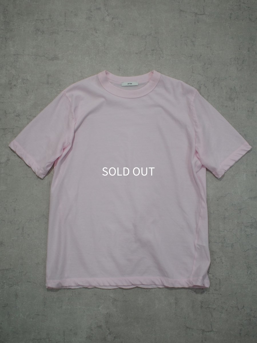 画像2: ATON STANDARD T-SHIRT / FRESCA SINGLE JERSEY  (2)