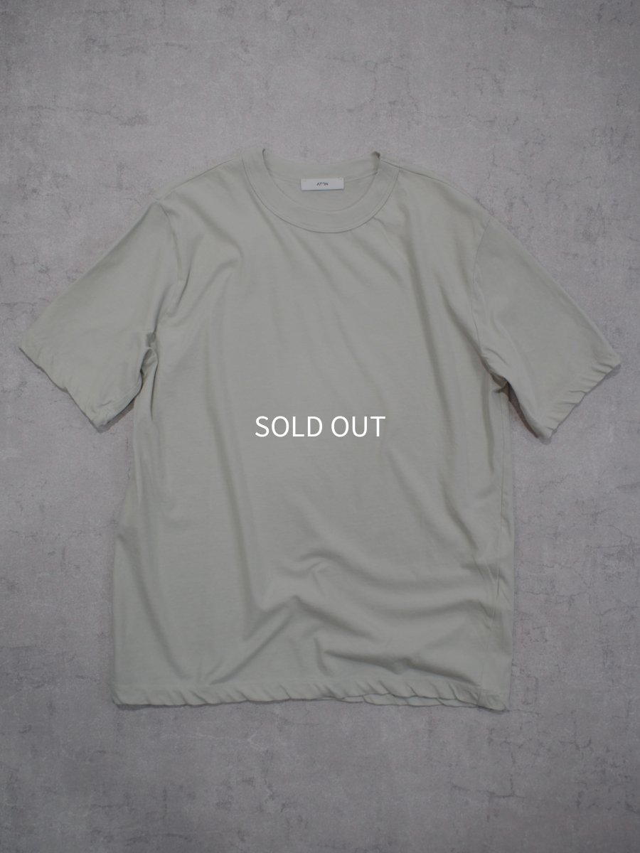 画像2: ATON STANDARD T-SHIRT / FRESCA SINGLE JERSEY  (2)