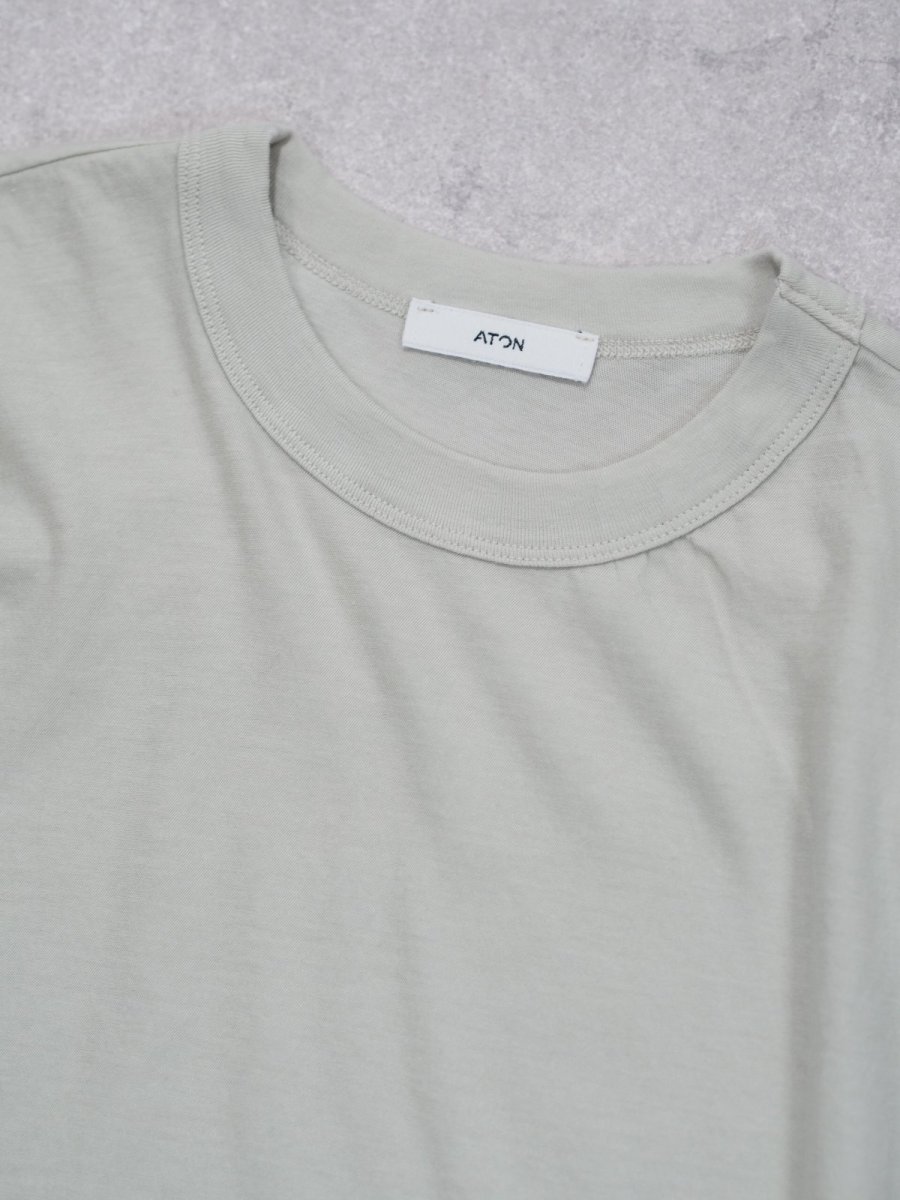 画像2: ATON STANDARD T-SHIRT / FRESCA SINGLE JERSEY  (2)