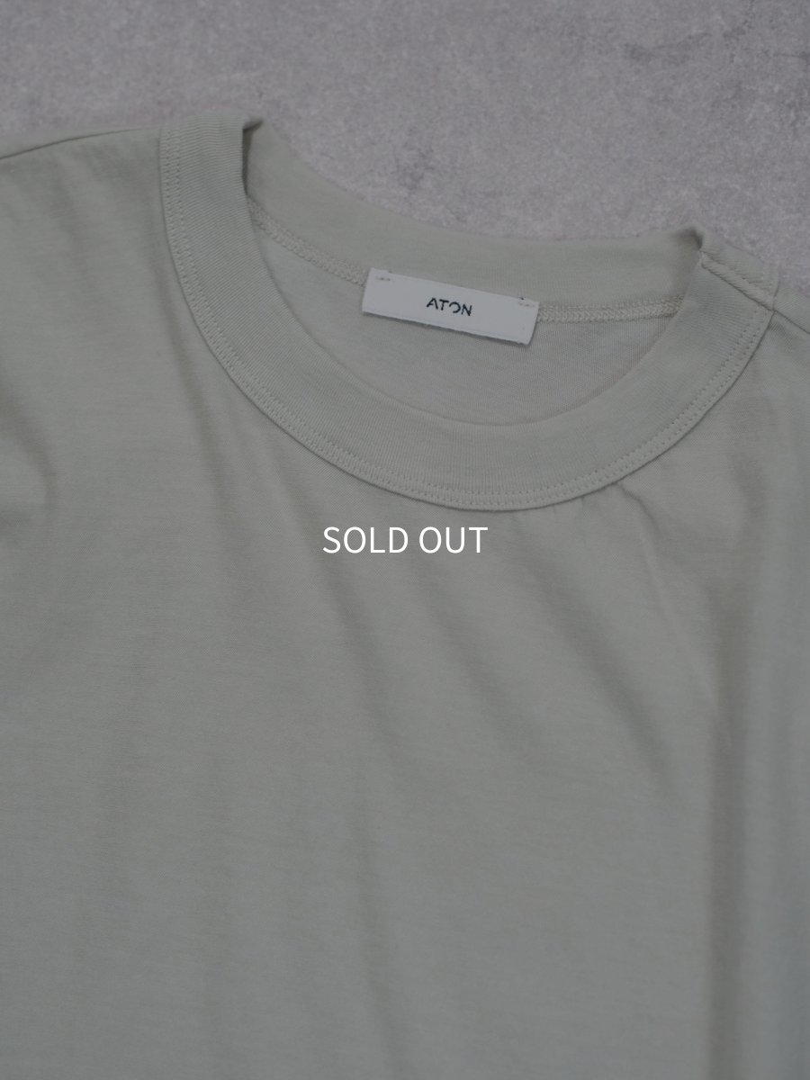 画像5: ATON STANDARD T-SHIRT / FRESCA SINGLE JERSEY  (5)
