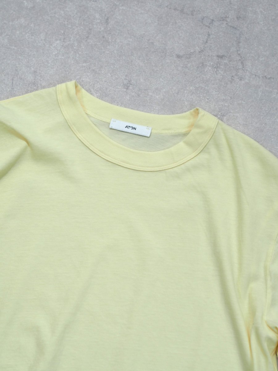 画像2: ATON STANDARD T-SHIRT / FRESCA SINGLE JERSEY  (2)