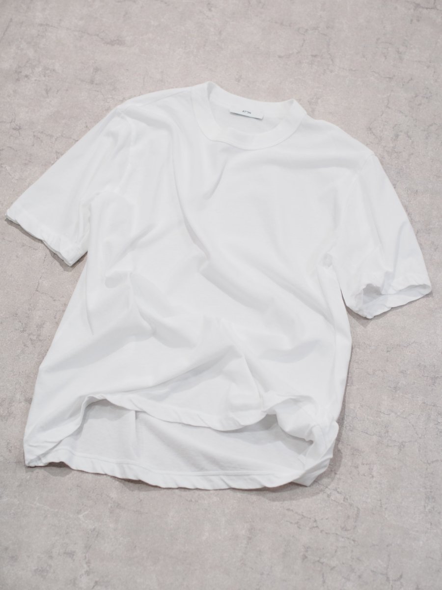 画像5: ATON STANDARD T-SHIRT / FRESCA SINGLE JERSEY  (5)