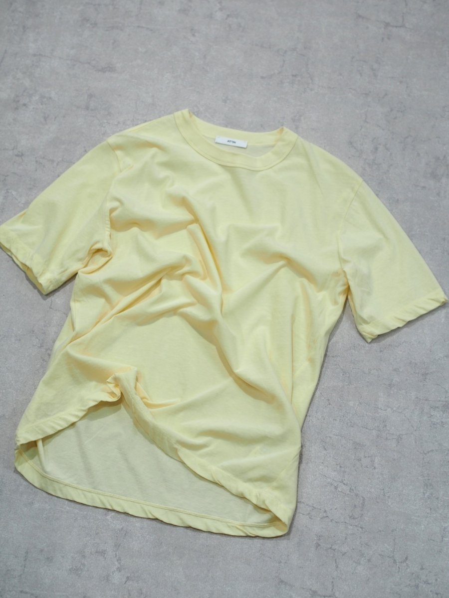 画像4: ATON STANDARD T-SHIRT / FRESCA SINGLE JERSEY  (4)