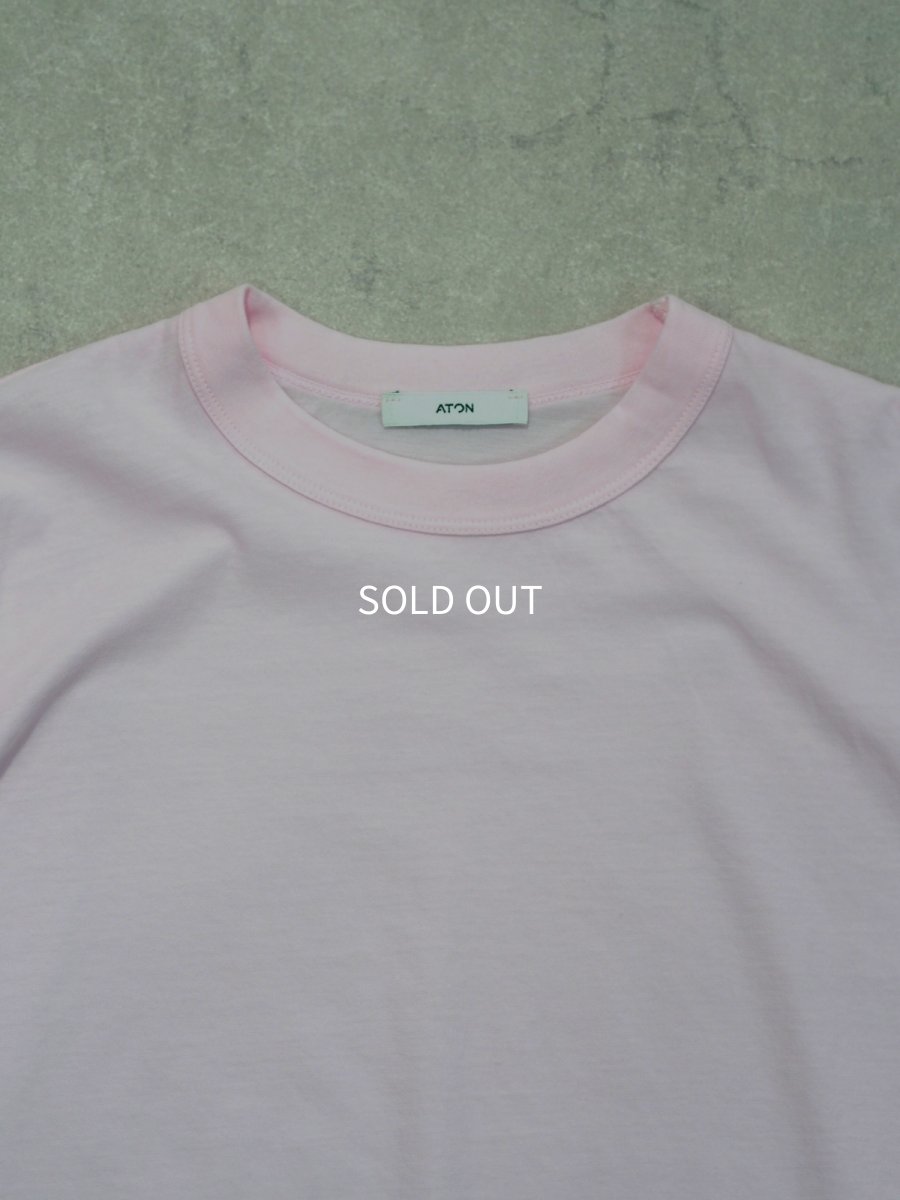 画像4: ATON STANDARD T-SHIRT / FRESCA SINGLE JERSEY  (4)