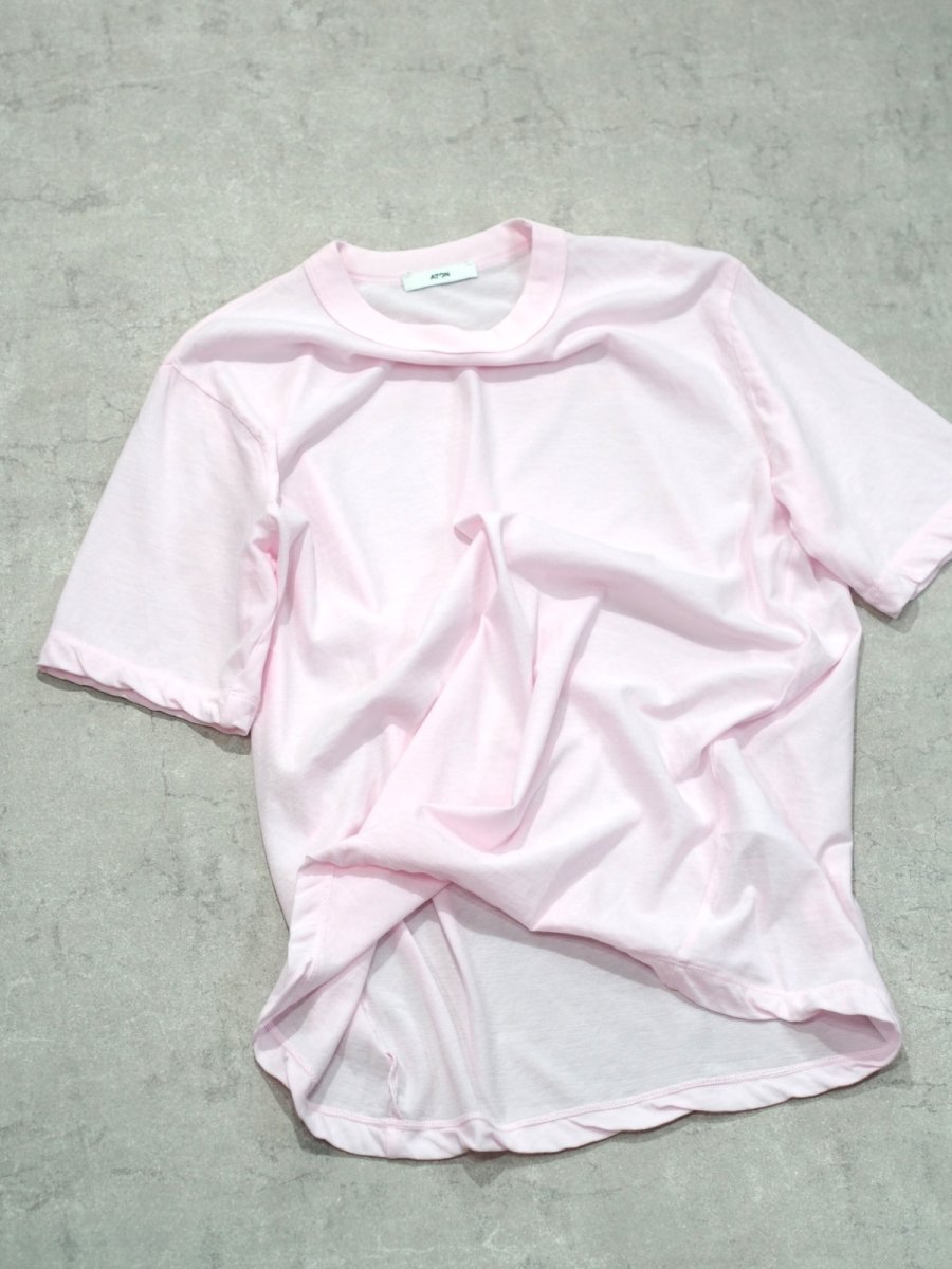 画像4: ATON STANDARD T-SHIRT / FRESCA SINGLE JERSEY  (4)