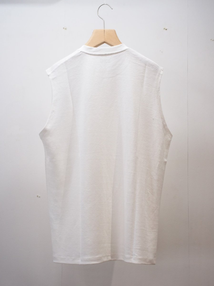 画像3: YOKO SAKAMOTO /  SLEEVELESS TOP / MAX HIGH COUNT HEMP JERSEY (3)