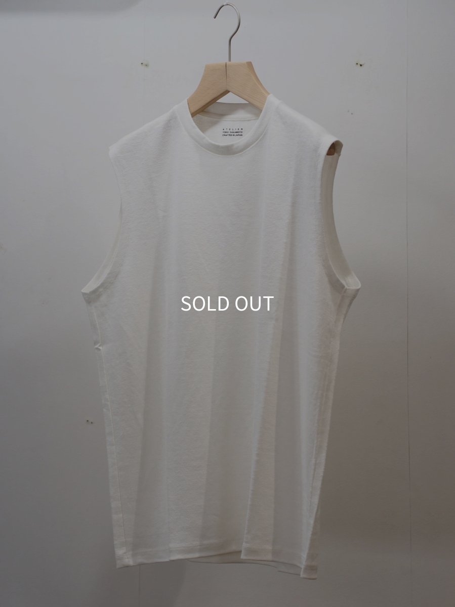 画像9: YOKO SAKAMOTO /  SLEEVELESS TOP / MAX HIGH COUNT HEMP JERSEY (9)