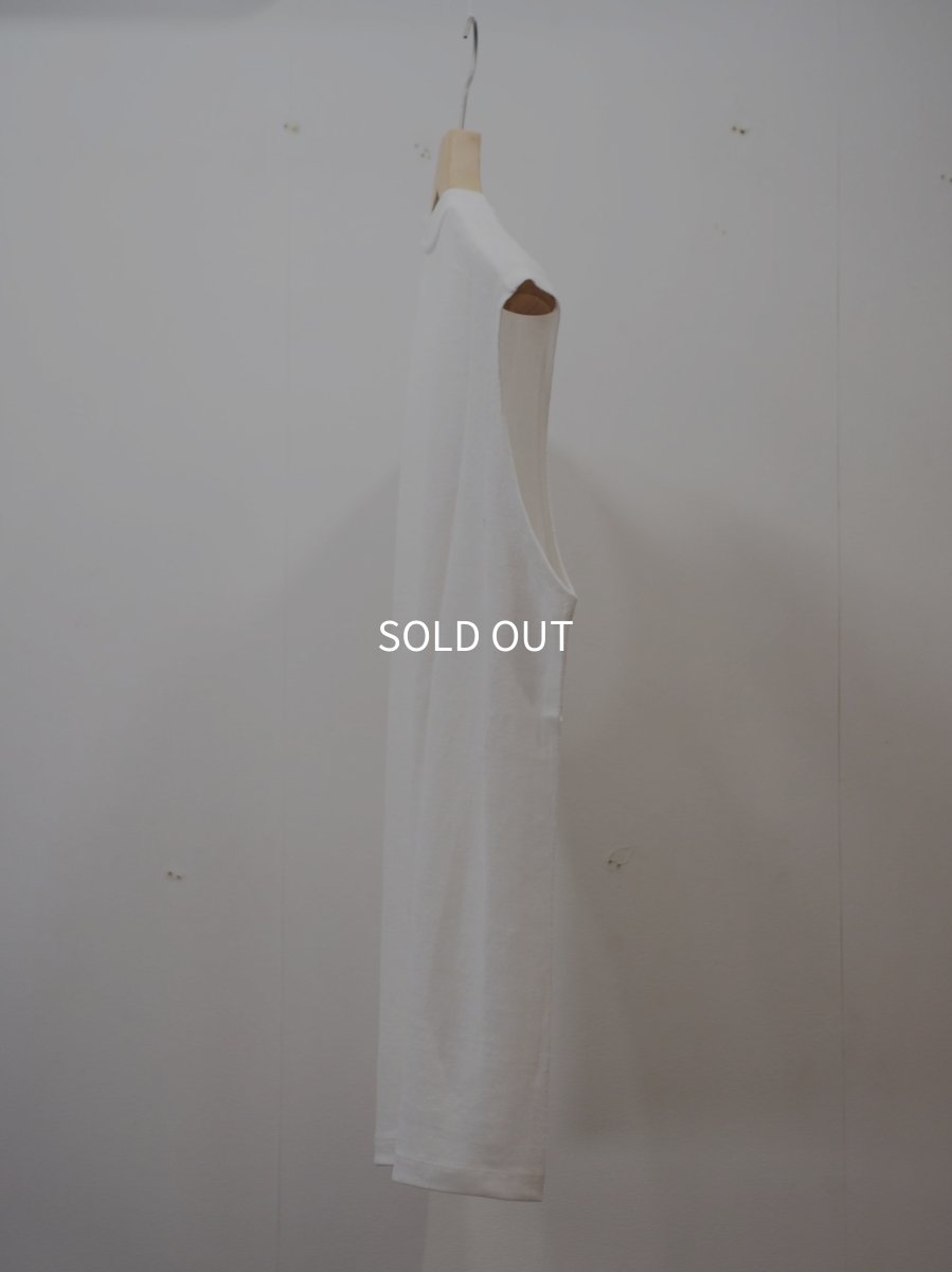 画像4: YOKO SAKAMOTO /  SLEEVELESS TOP / MAX HIGH COUNT HEMP JERSEY (4)