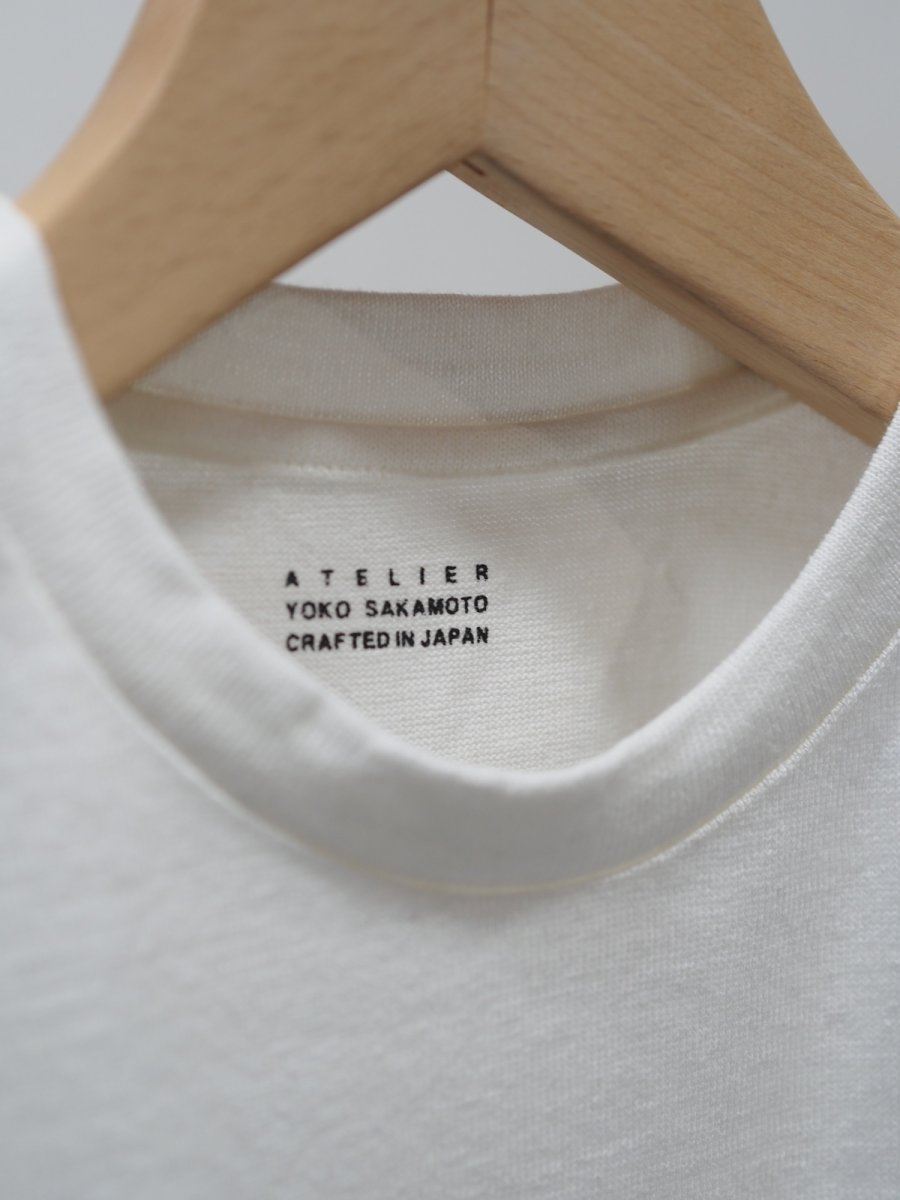 画像6: YOKO SAKAMOTO /  SLEEVELESS TOP / MAX HIGH COUNT HEMP JERSEY (6)