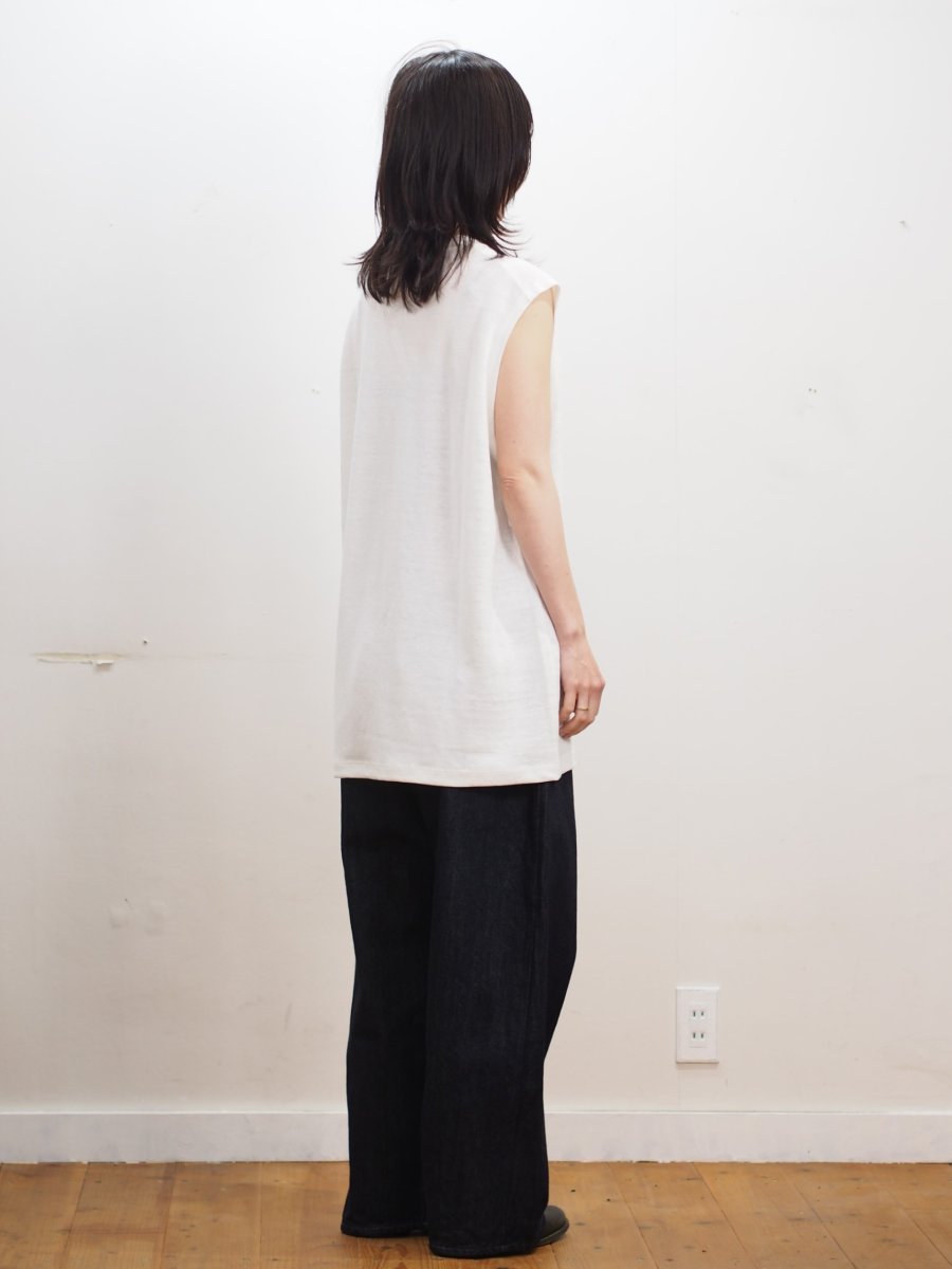 画像10: YOKO SAKAMOTO /  SLEEVELESS TOP / MAX HIGH COUNT HEMP JERSEY (10)