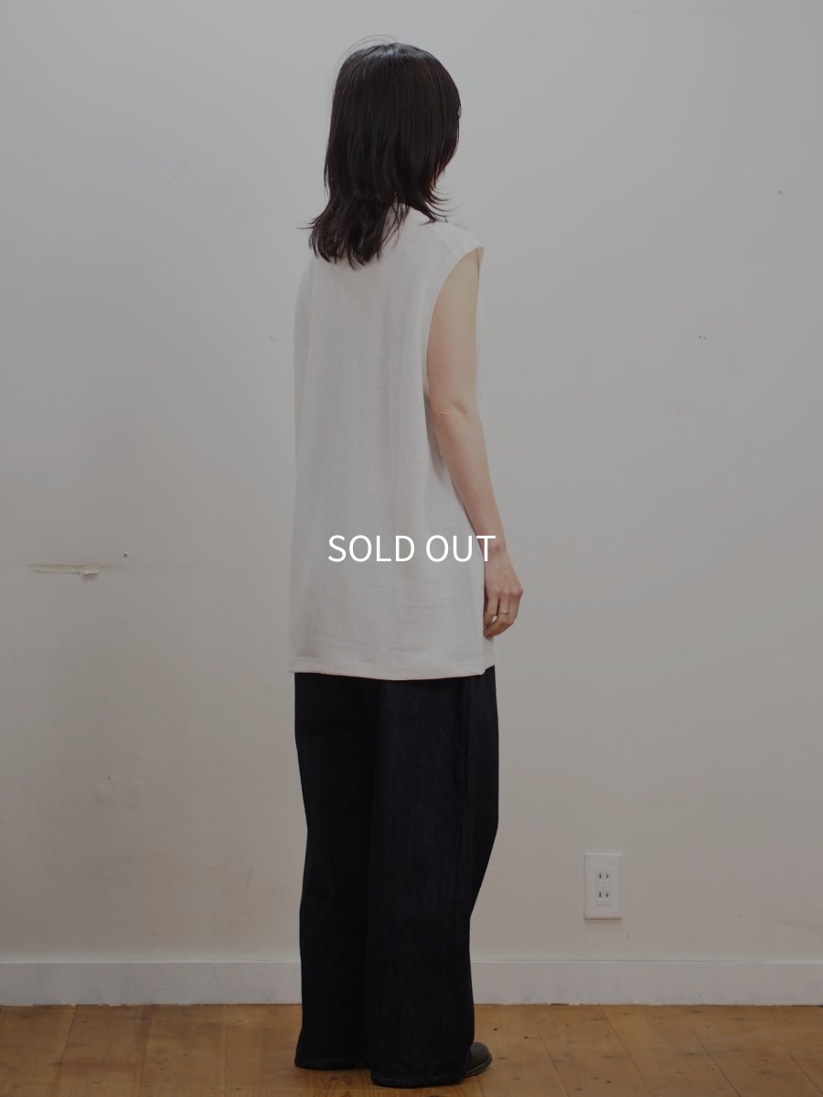 画像10: YOKO SAKAMOTO /  SLEEVELESS TOP / MAX HIGH COUNT HEMP JERSEY (10)